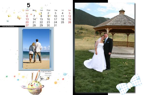 家族 photo templates 愛のカレンダー2